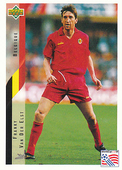 Franky Van Der Elst Belgium Upper Deck World Cup 1994 Eng/Ita #86